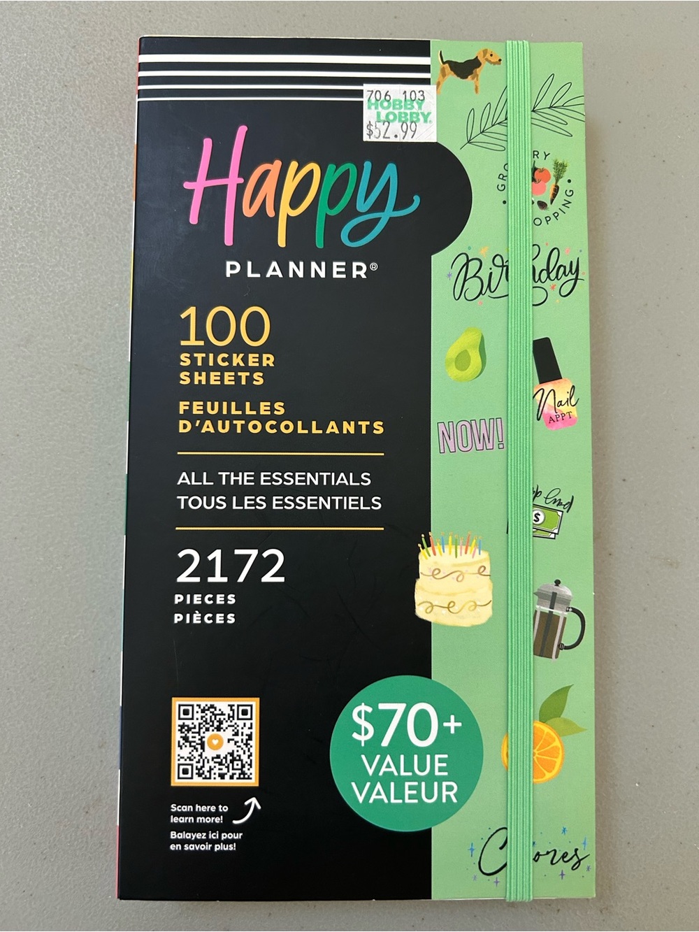 Happy Planner All the Essentials Sticker Book